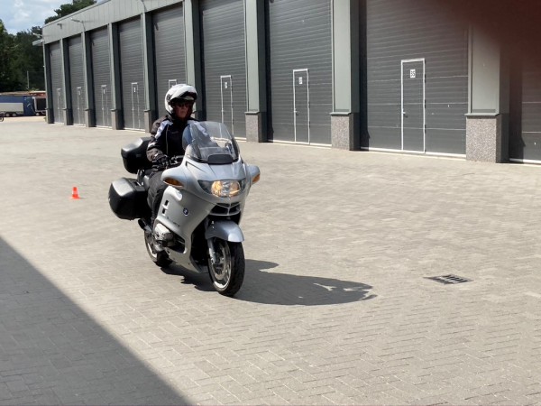 tijdens een remproef gemaakt door Willem nog dank hier voor