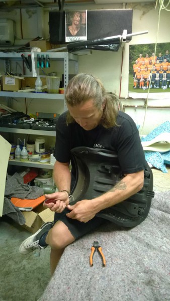 bekleding verwijderen