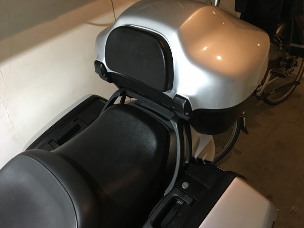 Topkofferdeksel in kleur met rugsteun